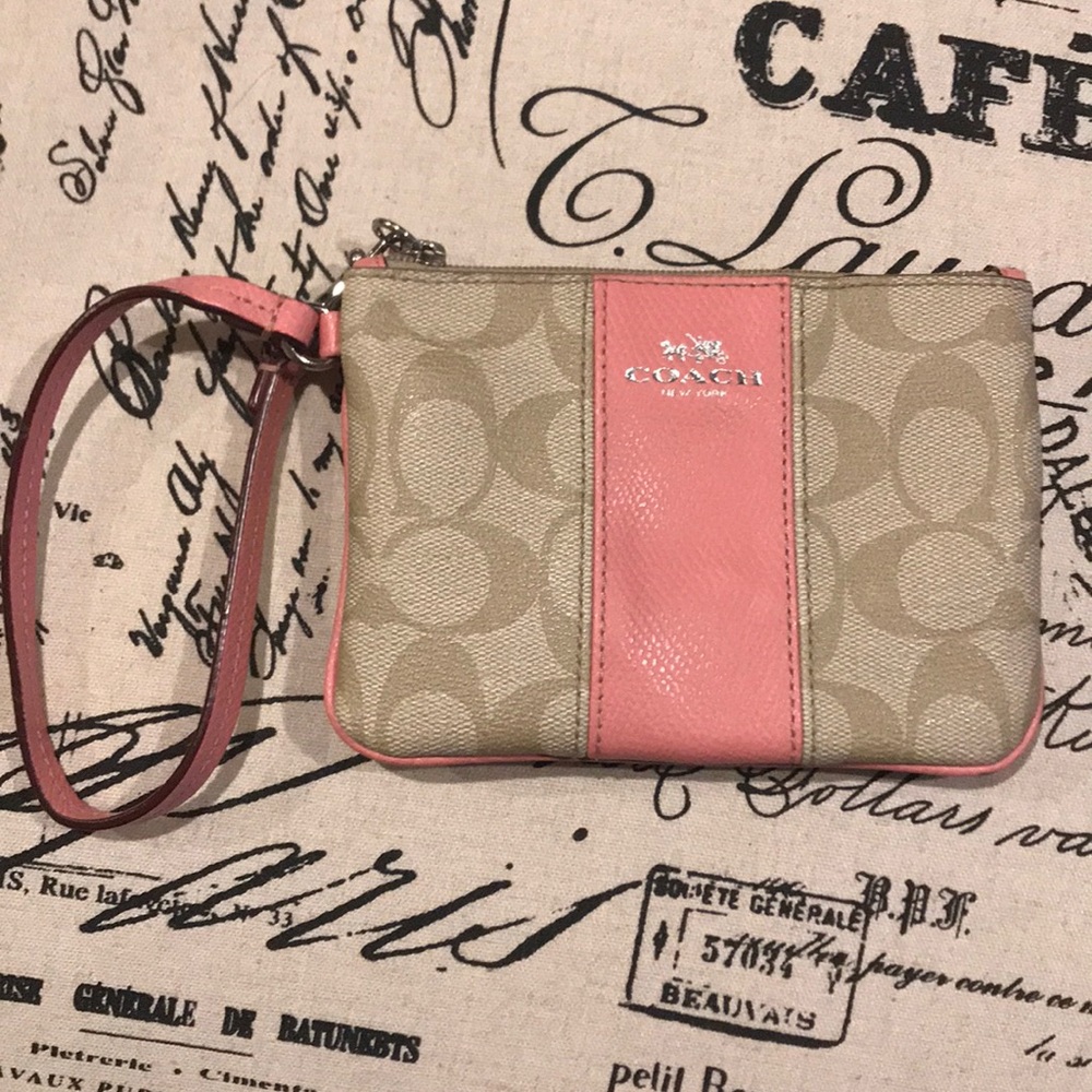 Small Coach Wristlet